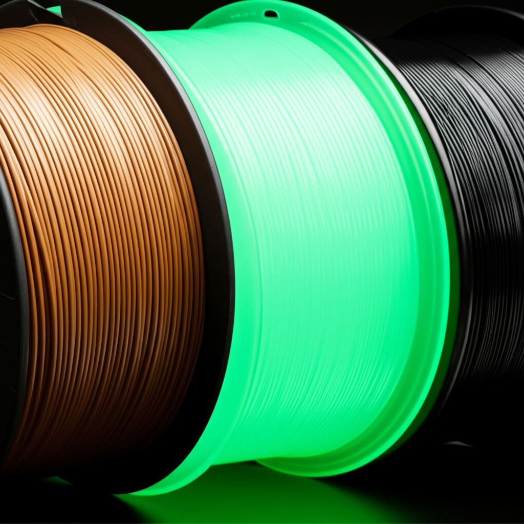 Special filaments for 3D printing